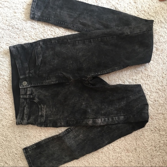 Divided Denim - Acid wash black high waisted skinny jeans Divided Denim - Acid wash black high waisted skinny jeans